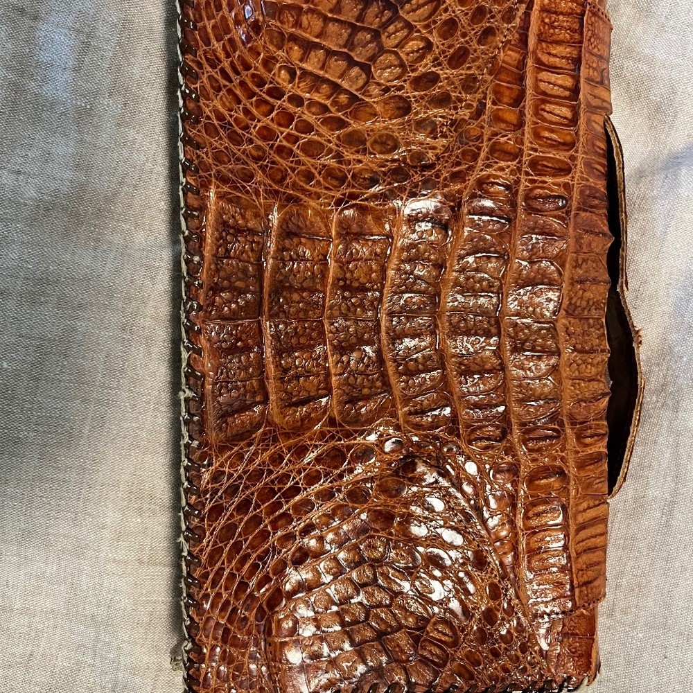 Women’s Crocodile clutch